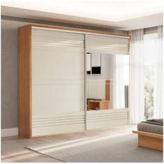 Imagem de Guarda Roupa Casal Dalla Costa 2 Portas Freijo