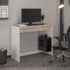 Imagem de Escrivaninha Smart Office com Passa Fios e Tampo MDF Usinado 91cm - Vi