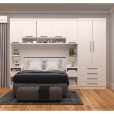 Imagem de Guarda Roupa Dormitório Modulado Alpes Casal 1,58 m Queen - Roupeiro Luciane M02