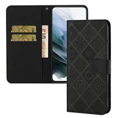Imagem de Asdsinfor Capa carteira para Galaxy S22 Ultra 5G com suporte para cartões de crédito à prova de choque flip proteção magnética homens mulheres senhora capa de telefone para Samsung Galaxy S22 Ultra 5G