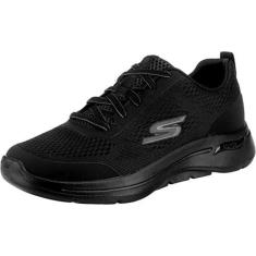 Imagem de Skechers Tênis masculino Gowalk Arch Fit-Athletic para caminhada com espuma resfriada a ar, Preto, 15