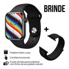 Imagem de Relogio Smartwatch Hw18 Inteligente 40mm C/ Duas Pulseiras - Alzza