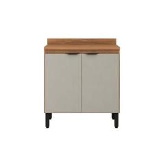 Imagem de Balcão De Cozinha Firenze 2 Portas 80cm Amendola/Nude Prime Tx - Demób