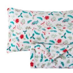 Imagem de Elegant Comfort Conjunto de lençóis luxuosamente macios de flanela de veludo para férias de 4 peças - qualidade premium - aconchegante e quente, veludo felpudo de flanela de flanela de Natal -