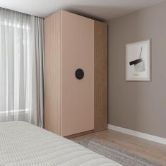 Imagem de Guarda-roupa Modulado Joy Canto Cabecasa Madeiramadeira Salmão