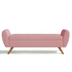 Imagem de Recamier Bau Grecia 1,60M Suede Rose - Clique Decor