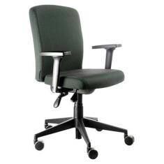 Imagem de Cadeira Diretor  Espaldar Baixo Linha Alpha Verde - Design Office Móve