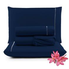 Imagem de Jogo de lençol 4 peças 400 fios - CASAL PADRÃO