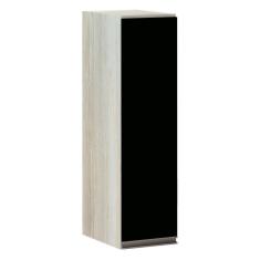 Imagem de Armário Luciane 20cm 1 Porta Luci Legno Crema C/Preto Tx