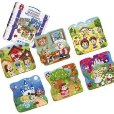 Imagem de Quebra Cabeça Infantil Montando Histórinhas  Brincadeira De Criança  5