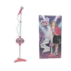 Imagem de Microfone Infantil Star Voice Rosa C Adaptação Para Celular - Zoop Toy