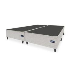 Imagem de Cama Box Universal Queen Size Evolution Tecido Jacquard Cinza - 158X19