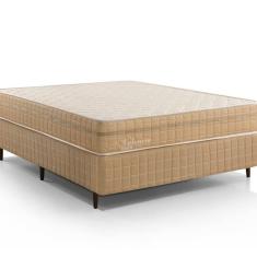 Imagem de Colchão Casal Valencia Euro Pillow One Face Molas Ensacadas Individualmente 138x24x188 Bege