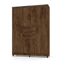 Imagem de Guarda Roupa Solteiro 6 Portas e 3 Gavetas Imperial Imbuia - Pallazio