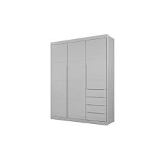 Imagem de Guarda Roupa Infantil Pérola 3 Portas com Cava Para Abertura e 4 Gavetas Phoenix Baby