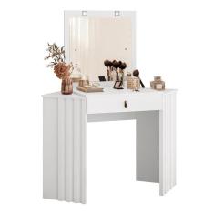 Imagem de Camarim Ripado Com Led E Espelho Uraí Branco