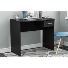 Imagem de Mesa De Computador Arapei 1 Gaveta Preto - Politorno
