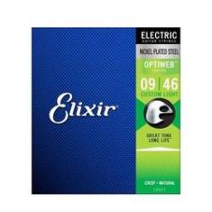 Imagem de Encordoamento Para Guitarra Elixir 09 Custom Ligth Optiweb 19027