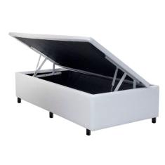 Imagem de Cama Box Bau Solteiro Universal Courano White 88X188x35 Costa Rica