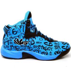 Imagem de Tenis De Basquete Infinity Azul Com Preto