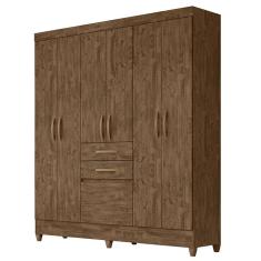 Imagem de Guarda Roupa 7 Portas New Mafra Castanho Wood 897331 Moval