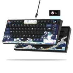 Imagem de Teclado XVX/Womier S-K80 75% com tela OLED colorida RGB