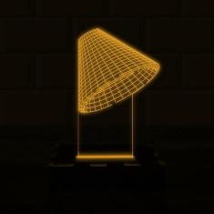 Imagem de Luminária Led 3D Lâmpada Abajur 2
