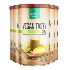 Imagem de Kit 5 Vegan Tasty Proteína Vegetal Torta De Limão Nutrify 420G