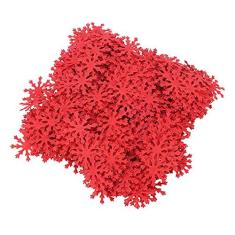 Imagem de 500 pçs/set ornamento de flocos de neve de natal, lantejoulas de floco de neve para decorações de festa de natal (500 pieces/pack large snowflakes)