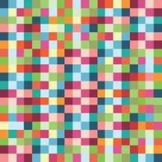 Imagem de Papel De Parede Adesivo Mosaico Colorido 1518 Rolo 0,58X3M