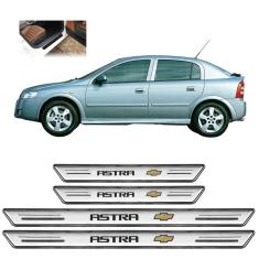 Imagem de Soleira Premium GM Astra 1995 a 2012 4 Peças Prata sp076