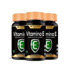 Imagem de 3X Vitamina E 400Ui Alfa Tocoferol 60 Caps Hf Suplements
