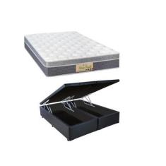 Imagem de Conjunto Cama Box Baú Casal Queen Bipartido + Colchão Sankonfort Sleep