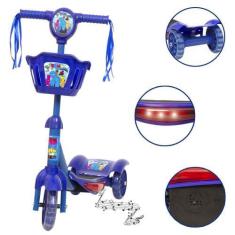 Imagem de Patinete Infantil Turma Do Problems Ajustável Com Som E Luz - Toys 2U
