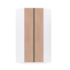 Imagem de Guarda Roupa Canto 2 Portas 111,9cm Branco Com Cumaru