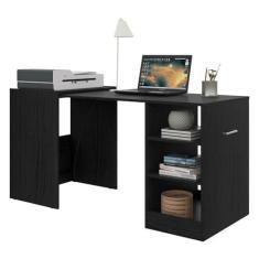 Imagem de Escrivaninha Mesa Dobrável Ibiza Multimóveis V6000 Preta