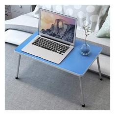 Imagem de SilteD Mesa de computador móvel sobre a cama, mesa de colo ajustável, mesa pequena em uma cama preguiçosa, conveniente e leve, mesa dobrável com rodas sobre a cama
