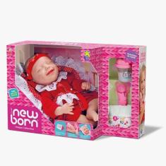 Imagem de Boneca New Born Unique Collection Vermelho Divertoys
