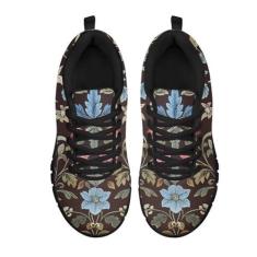 Imagem de GOSTONG Tênis feminino respirável de malha fresca sola macia antiderrapante casual ao ar livre tênis de corrida preto EUA 34-46, Estampa - william Moss, 34