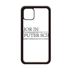 Imagem de Capa com citação I Major in Computer Science para iPhone 12 Pro Max para Apple Mini Mobile Case Shell