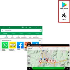 Imagem de Mp5 Com Android 9 Gps Wifi Usb Bluetooth Com Camera De RÉ