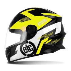 Imagem de Capacete Moto Fechado Infantil Para Criança Etceter Kids Tamanho 54 Se