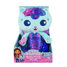 Imagem de Gabby`s Dollhouse Pelúcia MerCat com Luz e Som 33cm 3636 - Sunny