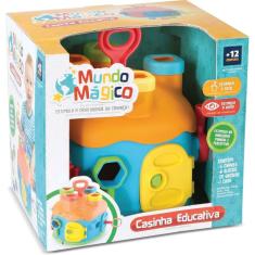 Imagem de Brinquedo educativo Casinha Educativa com Blocos Homeplay