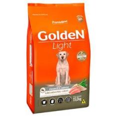 Imagem de Ração Golden Light para Cães Adultos Sabor Frango e Arroz - 15Kg