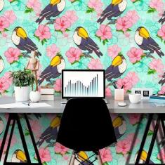 Imagem de Papel de Parede Tucano Flowers - Qcola