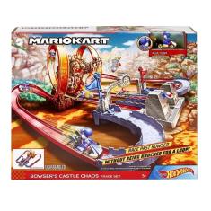 Imagem de Pista Hot Wheels Mario Kart Castelo Caos Bowser Mattel Novo
