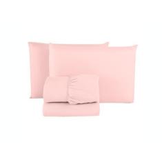 Imagem de Jogo De Lençol Solteiro 02 Peças Cama Box Percal 200 Fios Algodão Jogo