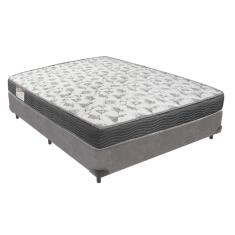 Imagem de Cama Box ISO100 Ortobom Casal Cinza Espuma D33