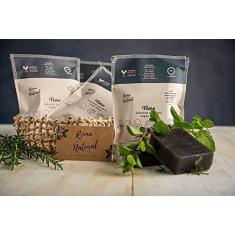 Imagem de Kit Natural e Vegano Roma Natural: 3 Sabonetes Argila Negra